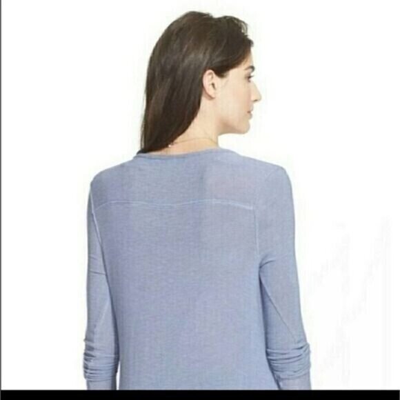 Free People Miss Rose V-Neck Bubble Hemline Blouse Lilac Size X-Small‎ - Picture 9 of 9